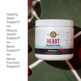 KAL Heart Magnésium Poudre framboise rouge – doseur inclus pour doser facilement.
