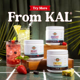 KAL Heart Magnésium Poudre framboise rouge – étiquette nutrition claire et sans sucre.