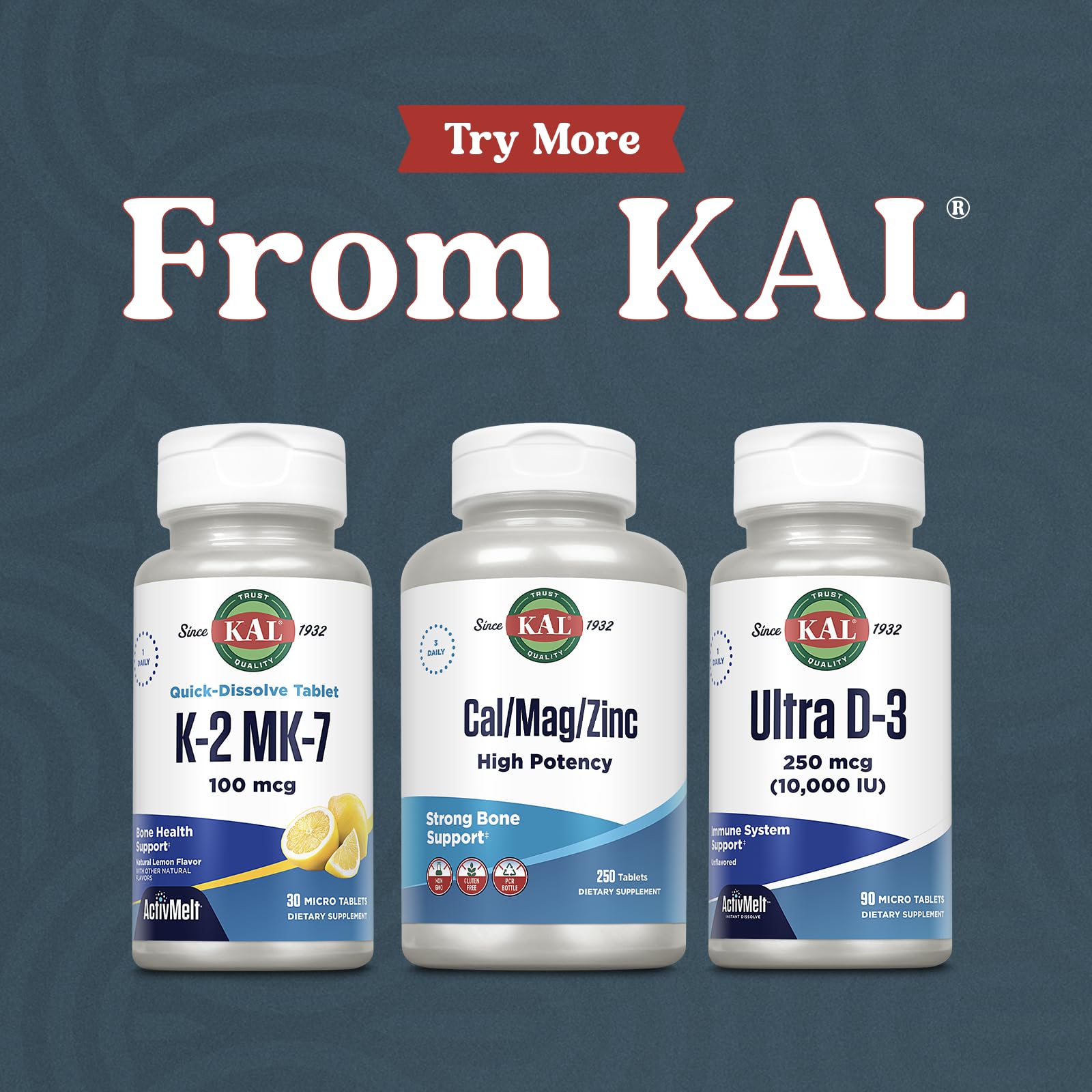 KAL K-2 routine quotidienne simple, arôme citron naturel