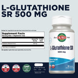 KAL L-Glutathione, gélules végétales, intégrées à votre routine santé.