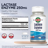 KAL Lactase Enzyme – dose de 250 UFC par portion.