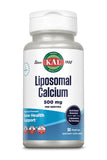 KAL Liposomal Calcium – bouteille de supplément avec étiquette lisible et observation claire des bénéfices.