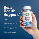 KAL Liposomal Calcium – dosage simple et prise quotidienne facile.