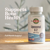 Kal Liposomal Vitamine K2 MK7 – Qualite GMP et controle en laboratoire.
