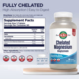 KAL Magnésium Bisglycinate, tablettes visibles, apport pour muscles et nerfs.