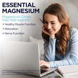 Prise facile avec eau pour KAL Magnésium Citrate.