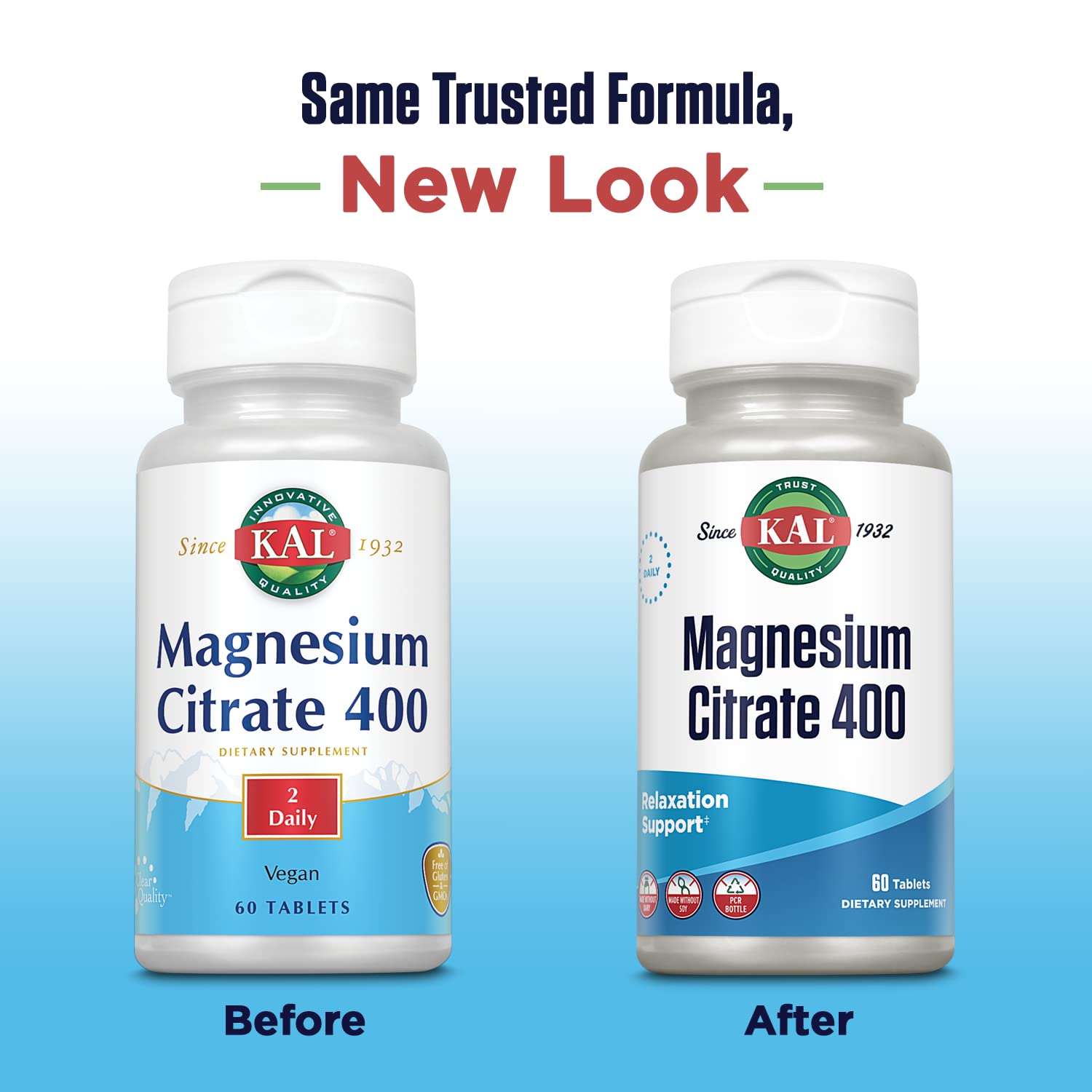 KAL Magnésium Citrate sous forme de tablettes pratique au quotidien.