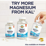 Formule sans gluten et végane de KAL Magnésium Citrate.