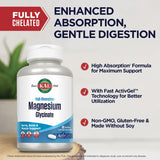 KAL Magnésium Glycinate ActivGels, dose de 315 mg par portion, pratique.