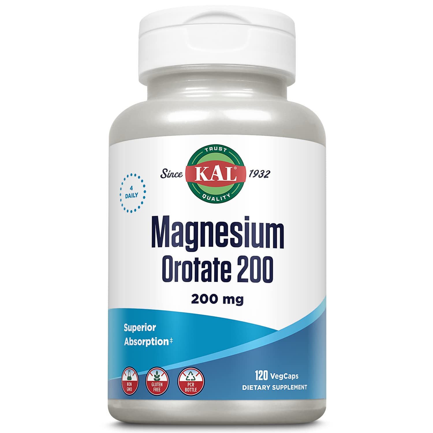 Kal magnesimium omique 200 mg, tablettes, haute absorption possible dans le quotidien