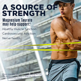 KAL Magnésium Taurate gelules — capsules faciles à avaler et soutien musculaire potentiel.