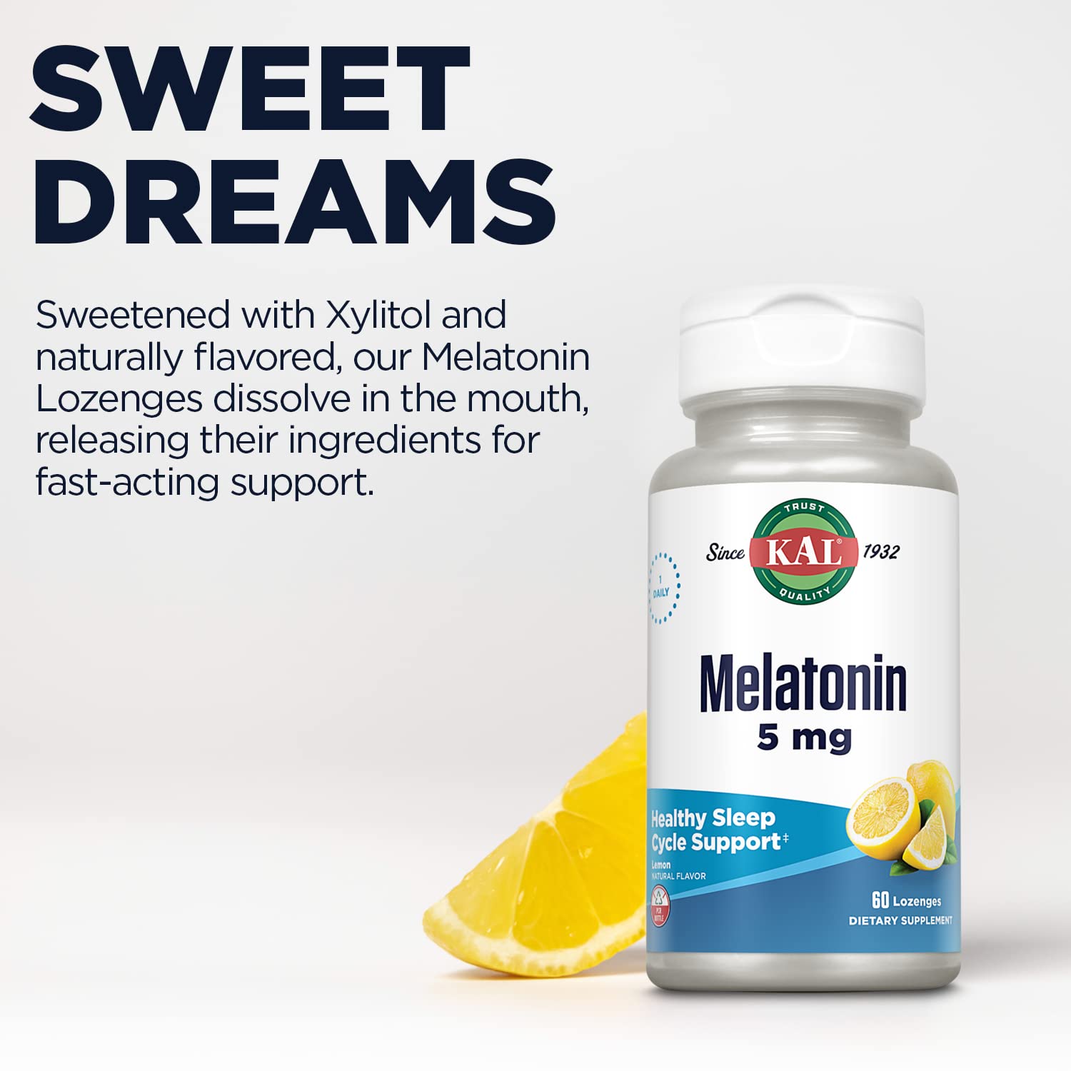 KAL Mélatonine 5 mg 60 pastilles, processus de fabrication de haute qualité