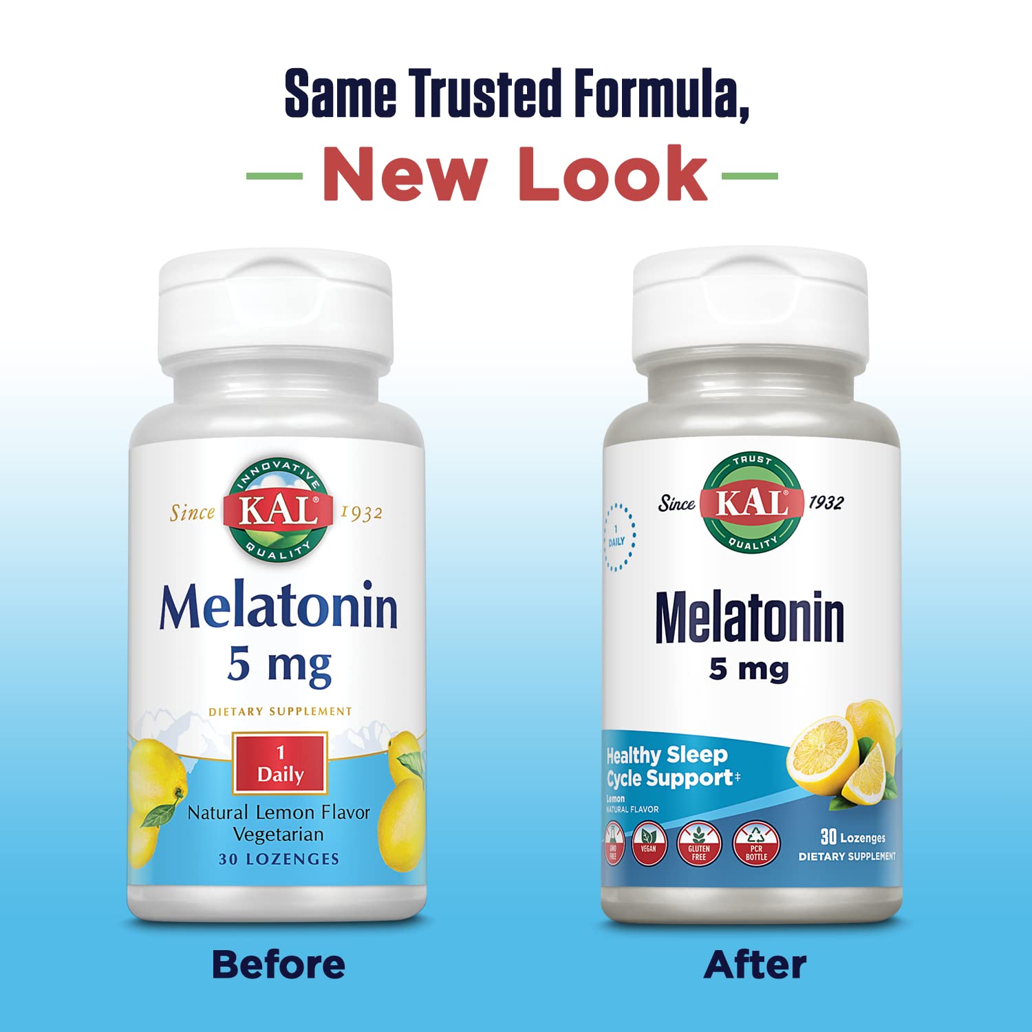 Goût citron naturel – KAL mélatonine 5 mg pour une dégustation agréable avant le sommeil
