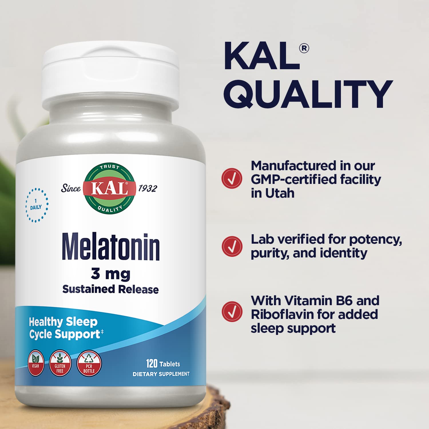 KAL Mélatonine release – emballage écoresponsable, packaging respectueux de l’environnement.