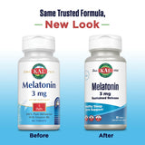 Kal Mélatonine: tablettes pour sommeil prolongé et paisible.
