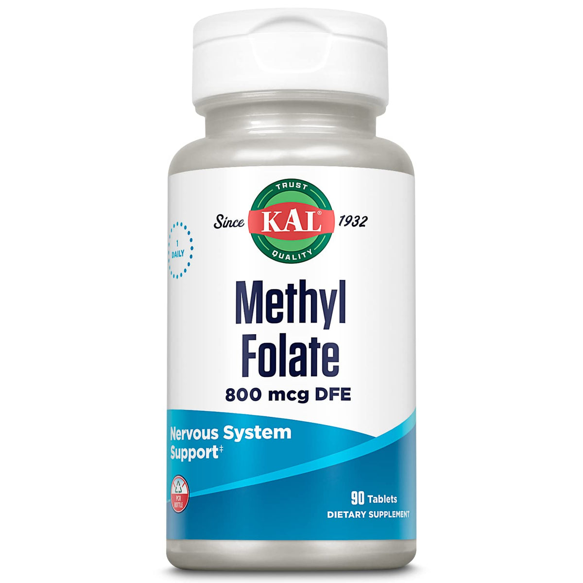 KAL Methyl Folate ActivTab, tablette dissolution rapide en bouche.
