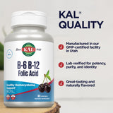 KAL méthylcobalamine B12 – forme active pour l’absorption.