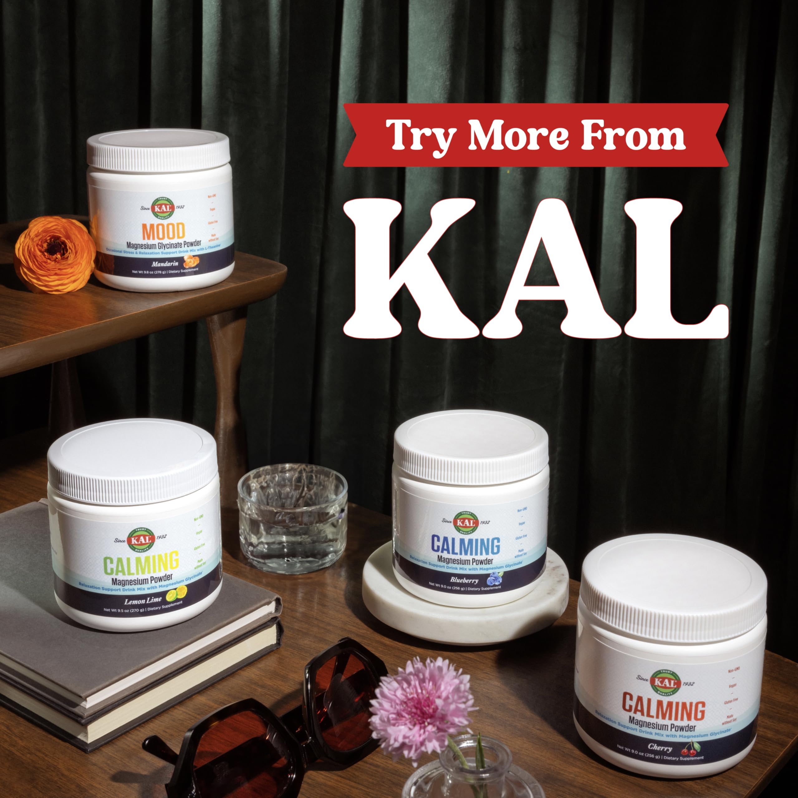 KAL Mood Magnésium poudre sans soja : formulation claire pour les régimes spécifiques.