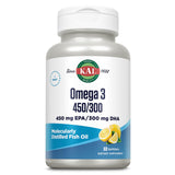 KAL Omega 3: bouteille citron, gélules faciles à avaler pour votre routine oméga-3.