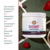 KAL Radiant Magnesium, poudre goût baies mélangées, agréable à mélanger dans une boisson.