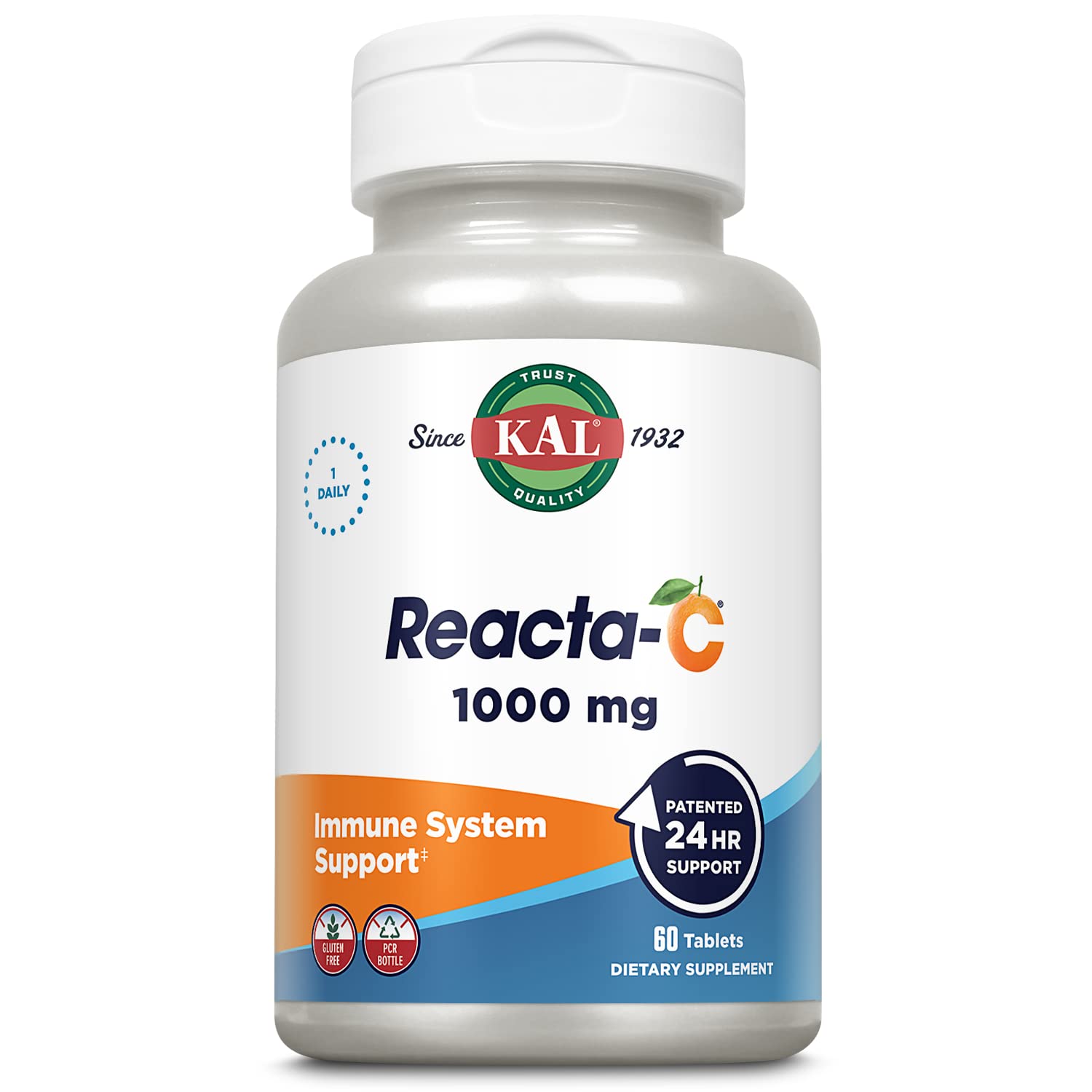 KAL Reacta-C, bouteille et étiquette, prise quotidienne pratique.