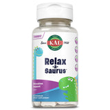 Kal Relax-a-Saurus: boîte de gommes pour enfants, présentation pratique pour l'apaisement quotidien.