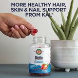 Utilisation quotidienne de KAL Silica Plus pour cheveux et peau.