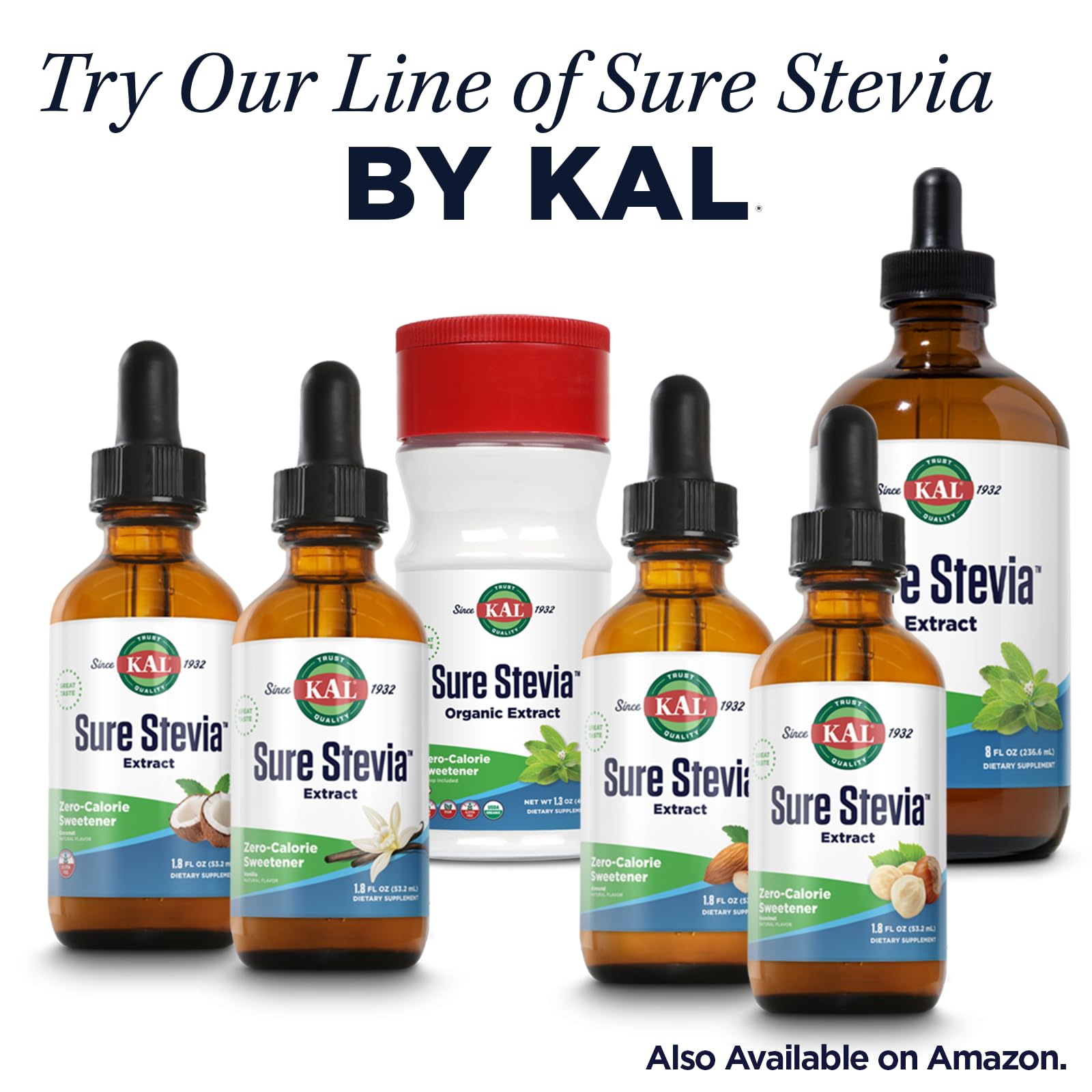 KAL Sure Stevia Plus Monkfruit – qualité élevée, GMP et tests en laboratoire.