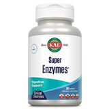 KAL tablettes digestives super enzymes dans boite, soutien digestif pratique.