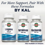 KAL Nattokinase 100 mg – utilisable avec repas ou eau pour flexibilité.