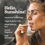 Kal technologie liposomale – Capsule en action favorisant une absorption ciblée.