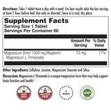 KAL Think Magnesium L-Threonate – tablettes favorisant apprentissage et mémoire