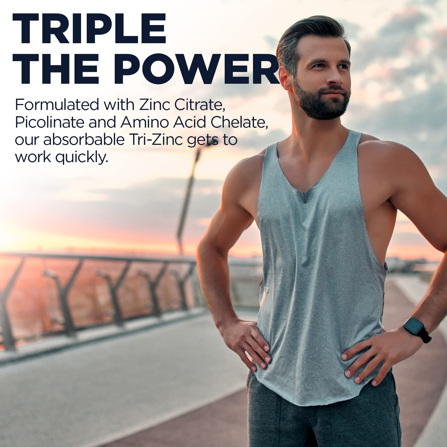 KAL Tri Zinc 50 mg, dose quotidienne – facile à intégrer au rituel