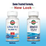 KAL Ultra D3 – gélules ActivGels visibles, soutien potentiel à l’absorption du calcium.