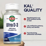 Kal Ultra D3 contrôle qualité en labo garantissant pureté et fiabilité.
