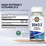 Kal Ultra D3 tablettes dissolvantes rapides permettent une prise sans effort.