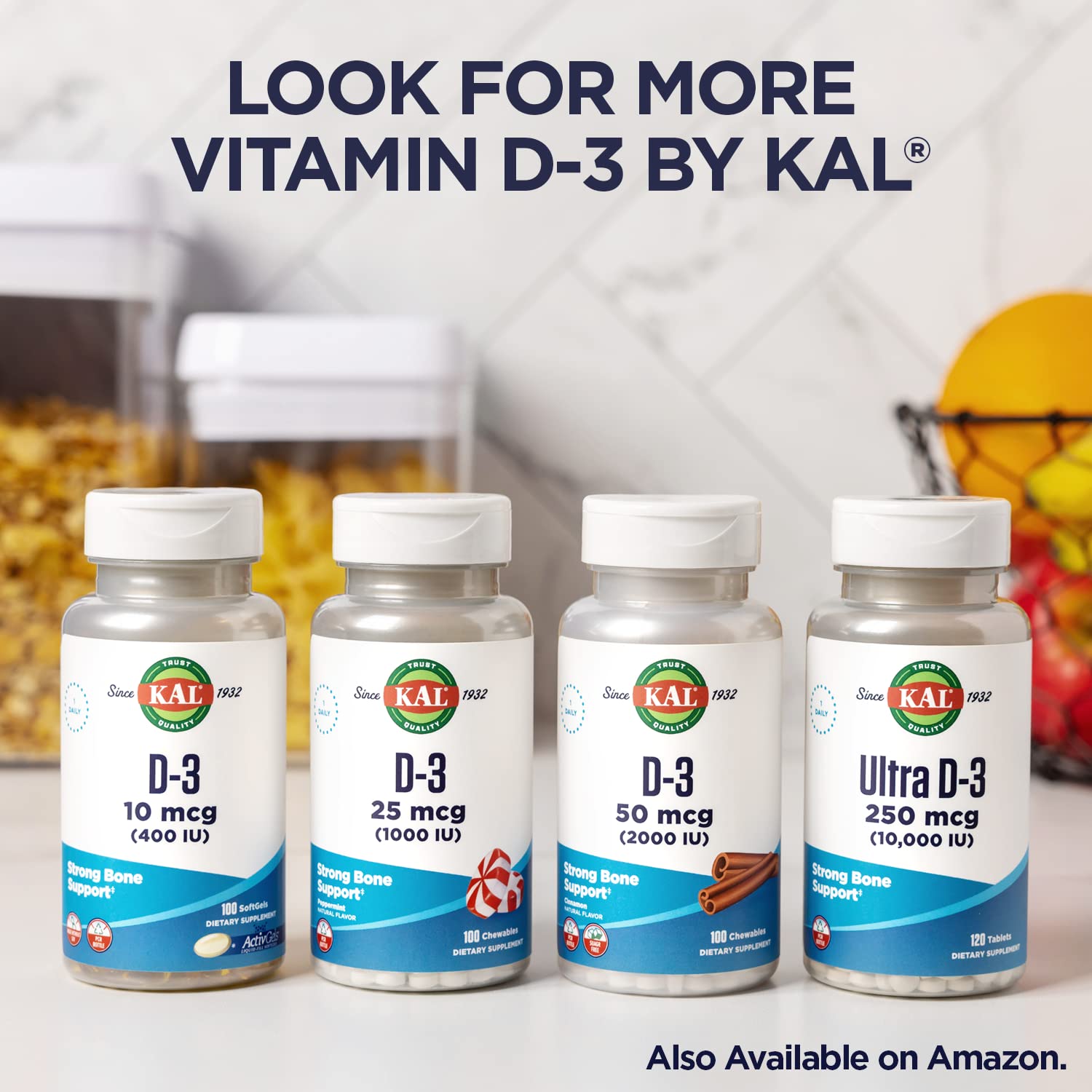 KAL D3 conditionné en bouteille PCR, pureté et traçabilité