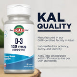 KAL Vitamine D3 – soutien immunitaire potentiel pour les défenses quotidiennes