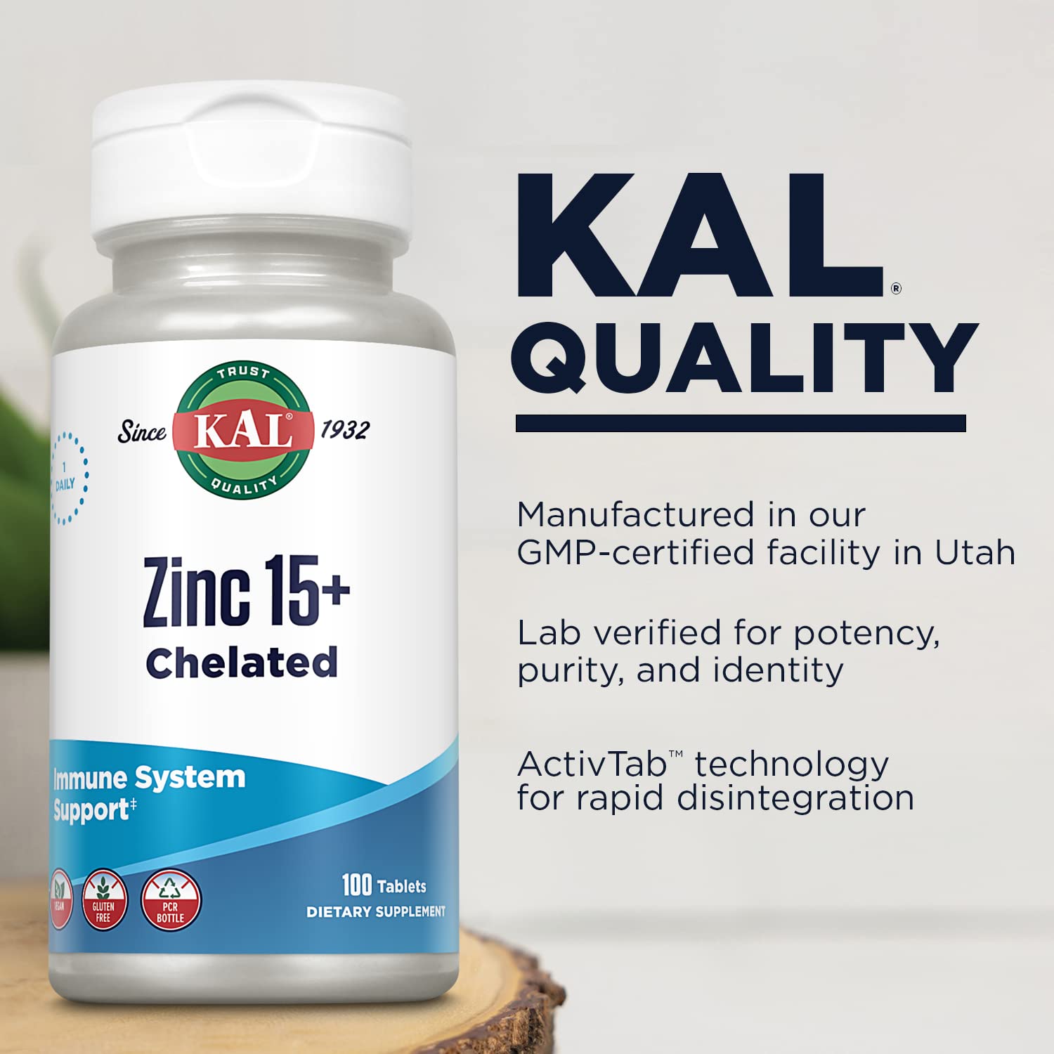 Kal Zinc 15+ pris avec eau ou repas pratique au quotidien