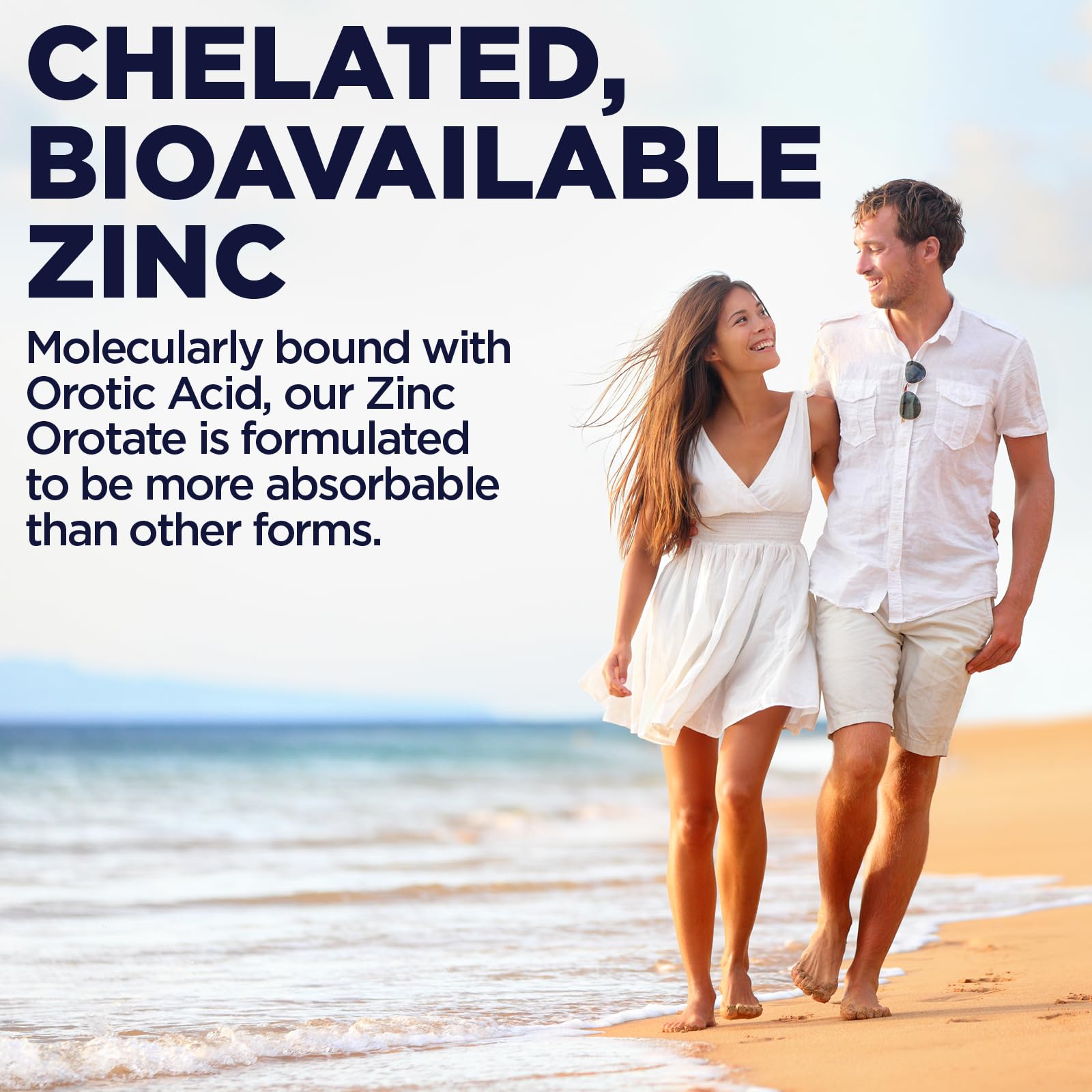 Emballage KAL Zinc Orotate montrant design pratique et durable.