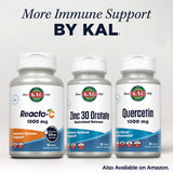 Tablettes KAL Zinc Orotate faciles à avaler, dosage 30 mg.