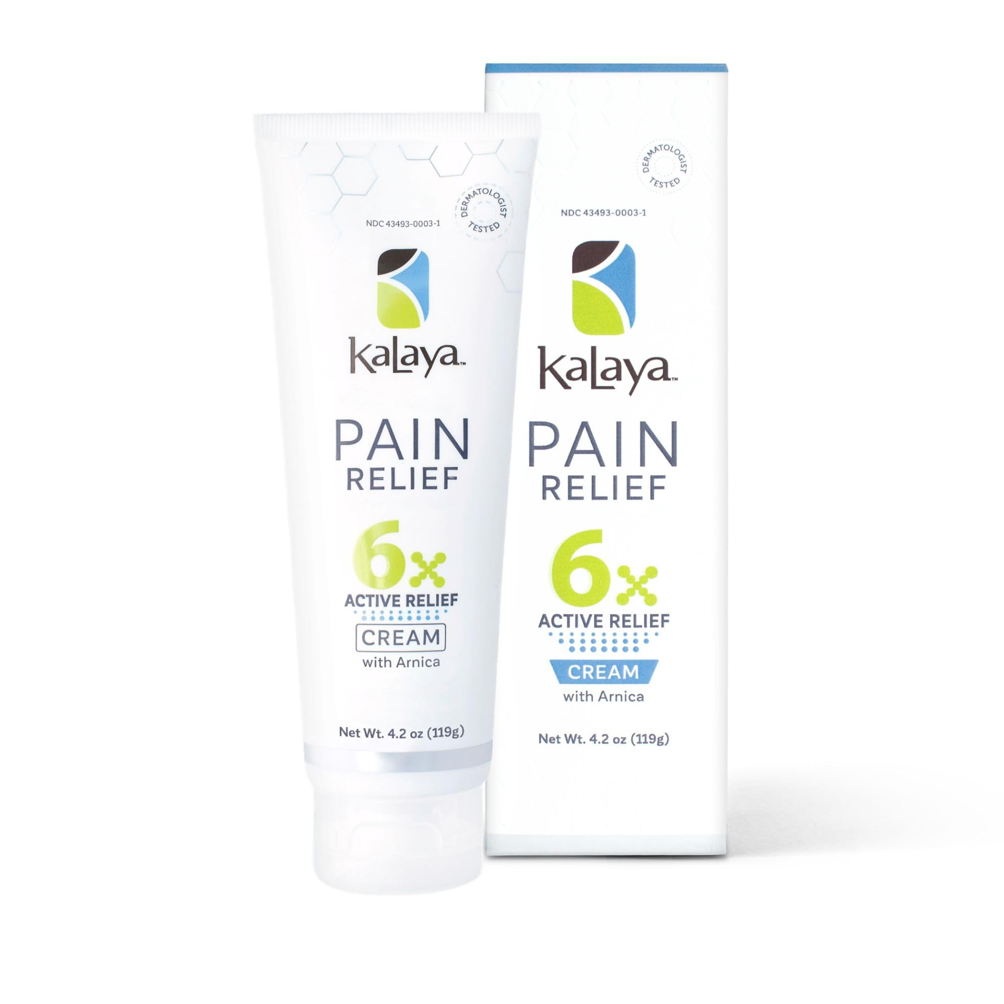 Kalaya Crème de Soulagement avec Arnica — bouteille prête pour l’application ciblée après effort
