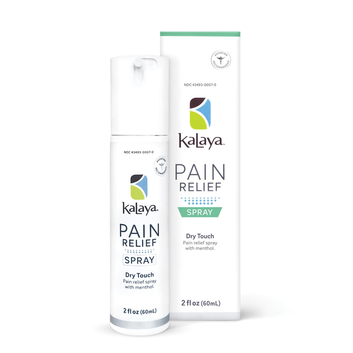 Kalaya Naturals vaporisateur flacon à pompe sans air, soulagement musculaire potentiel.