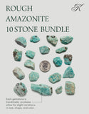KALIFANO Amazonite atelier lapidaire, matériaux bruts pour polissage et création.