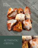 KALIFANO Carnelian brut, couleurs chaudes idéales pour projets décoratifs et artisans.