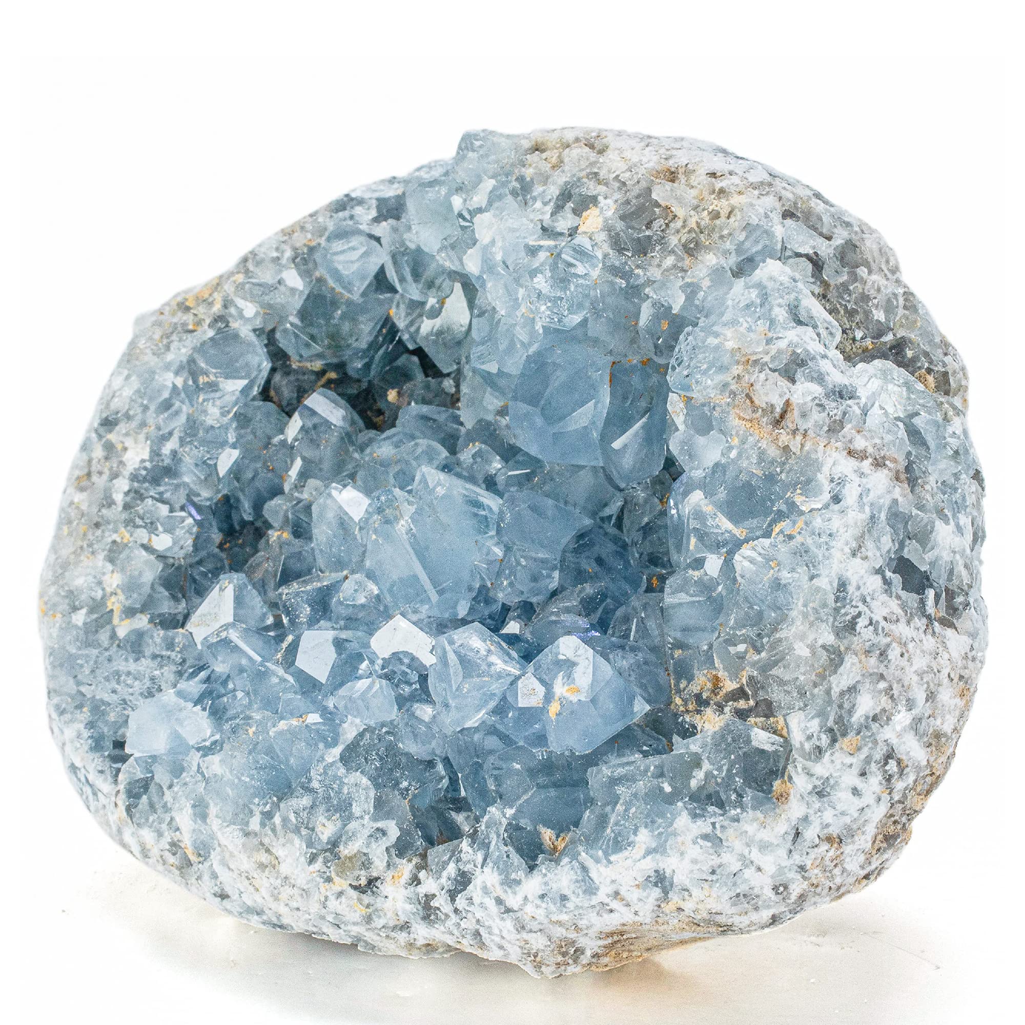 Kalifano géode Celestite 2 pouces — équilibre et sérénité pour votre espace.