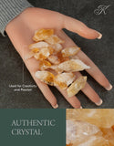 Ensemble de pierres Citrine Kalifano brutes pour créations uniques.