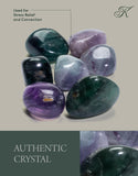 KALIFANO fluorite brillance arc-en-ciel — lustre précieux.