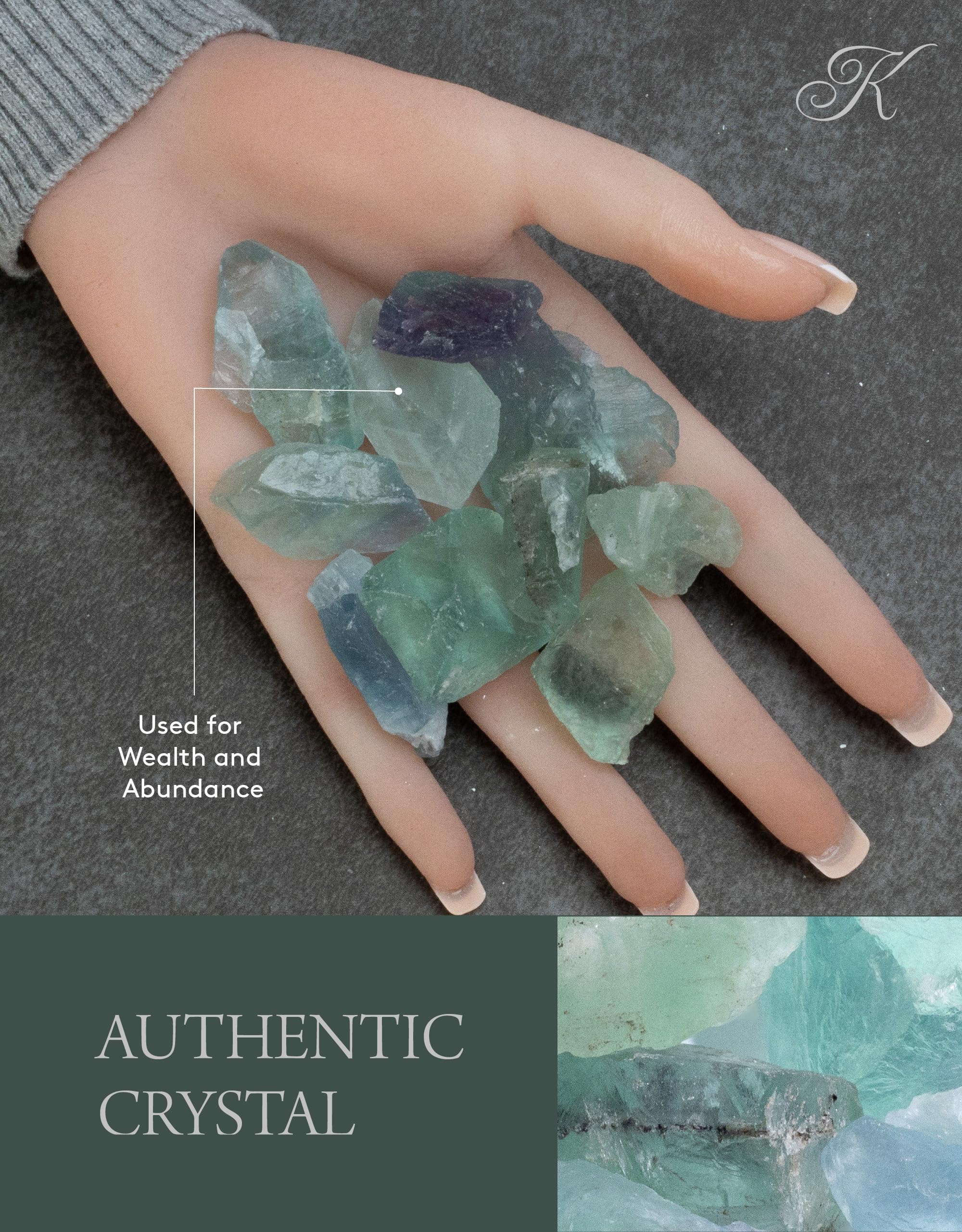 Kalifano fluorite brut pièces uniques, chaque pierre apporte caractère.