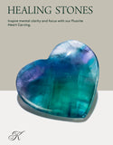 Kalifano fluorite teinte arc en ciel: couleur apaisante idéale pour ambiance zen